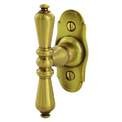 Bouton cr&eacute;mone sur platine Manoir 72 x 32 mm laiton vieilli BRIONNE V.1070300LV photo du produit