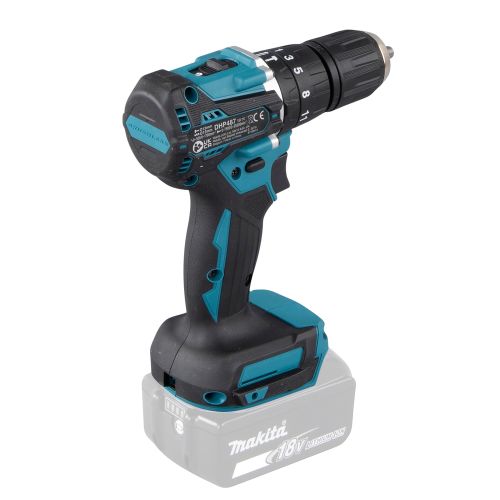 Perceuse visseuse à percussion 18 V LXT D 13 mm + coffret MAKPAC (sans batterie nu chargeur) MAKITA DHP487ZJ photo du produit Secondaire 2 L