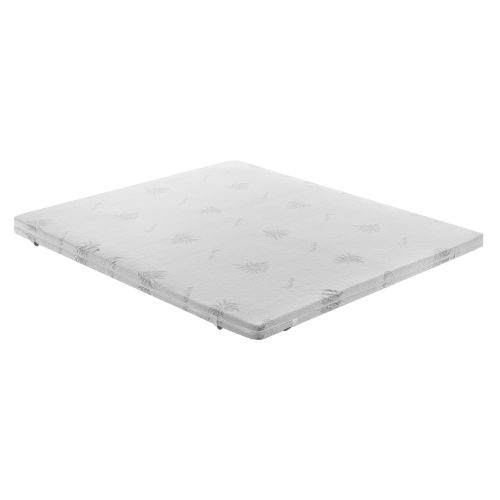 Surmatelas à mémoire de forme I Love Sleep déhoussable en aloe vera 135x190cm - 10cm de hauteur pas cher