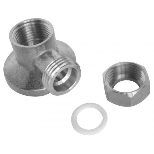 Applique laiton simple pour collet battu avec &eacute;crou F20/27 - &Oslash;14 - SOMATHERM - 27-01 pas cher Secondaire 2 L