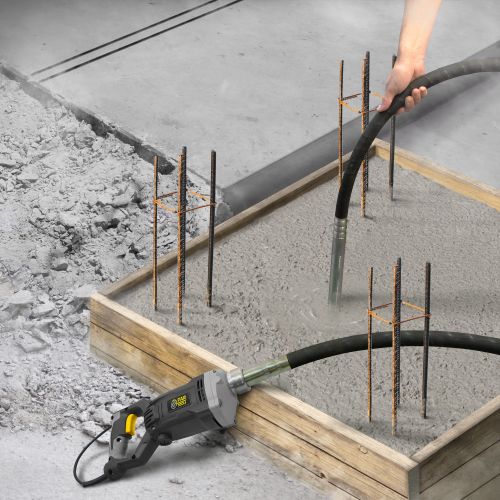Vibreur à béton 1100 W VB 1200 avec aiguille vibrante L 1,25 m FARTOOLS 116560 photo du produit Secondaire 1 L