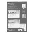 Coffret pré-équipé 2 rangées 2ID 40A + 8 disjoncteurs - SCHNEIDER ELECTRIC - SHN037100067 pas cher