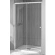 Porte coulissante SUPRA III C 120cm chromé verre transparent - KINEDO - PA1541CTN pas cher