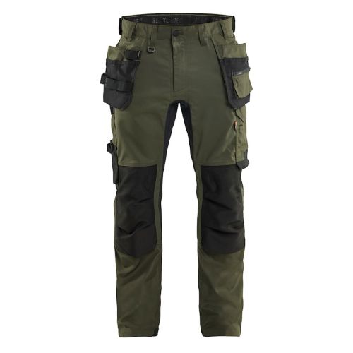 Pantalon stretch 2D poche flottante vert forêt/gris T42L - BLAKLADER - 175018324298C148 pas cher