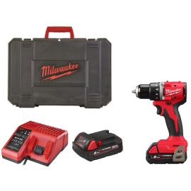 Perceuse visseuse M18 18V Milwaukee BLDDRC-202C brushless 60 Nm + 2 batteries 2 Ah + chargeur en coffret - 4933492833 photo du produit Principale M