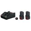 Pack de 2 batteries GBA 12 V 3.0 Ah + chargeur GAL 12V-40 BOSCH 1600A019RD photo du produit Secondaire 2 S