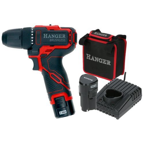 Perceuse-visseuse 12 V DD12S2 + 2 batteries 2 Ah + chargeur + sacoche HANGER 400101 photo du produit