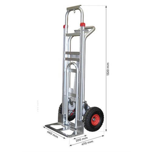 Diable / chariot Stockman aluminium 3 en 1 250 / 350 kg - STC3 photo du produit Secondaire 2 L