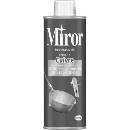 Nettoyant MIROR pour métaux jaunes flacon 250ml - MIROR 250ML pas cher Principale L