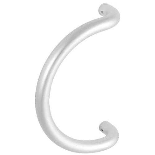 Poignée tubulaire demi-lune aluminium 30x200mm argent - VACHETTE - 063993 pas cher