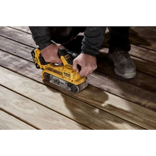 Ponceuse à bande XR 18 V Brushless - 2 batteries 5 Ah + chargeur + coffret T-STAK VI DEWALT DCW220P2-QW photo du produit Secondaire 9 L