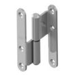 Paumelle SS 6010 bout rond droite 140x60x70mm - MONIN - 614330 pas cher