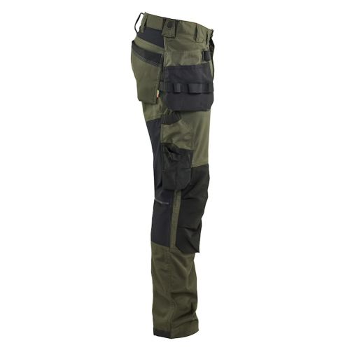 Pantalon stretch 2D poche flottante vert forêt/gris T42L - BLAKLADER - 175018324298C148 pas cher Secondaire 2 L