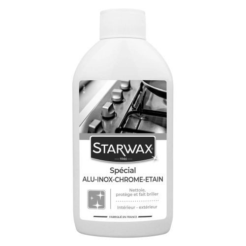 Nettoyant alu-inox-chrome liquide 250ml &ndash; STARWAX &ndash; 210 pas cher