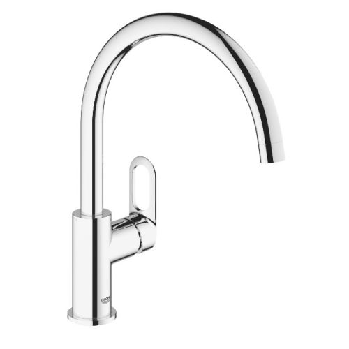 Mitigeur évier BAULOOP monocommande bec haut - GROHE - 31368-000 pas cher