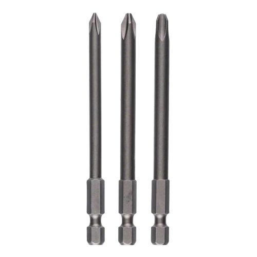 Pack de 3 embouts de vissage Phillips Extra Hard 152 mm BOSCH 2607001758 photo du produit