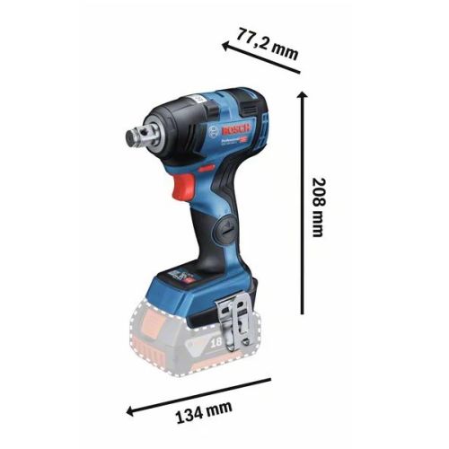 Boulonneuse sans-fil Bosch GDS 18V-200 C Professional 18 V + 2 batteries Procore 8 Ah + chargeur + L-Boxx photo du produit Secondaire 1 L