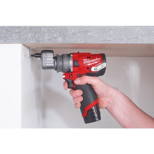 Perceuse à percussion 12 V M12 FUEL™ M12 FPDX-0 (sans batterie ni chargeur) 6 en 1 avec mandrins amovibles MILWAUKEE 4933464135 photo du produit Secondaire 9 L