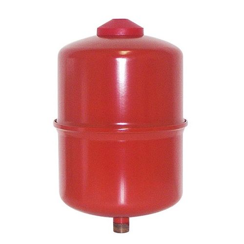 Vase d'expansion chauffage &agrave; suspendre cylindrique rouge 12 L - SOMATHERM - 25-12 pas cher