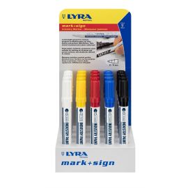 Display 20 marqueurs peinture Lyra laquée couleurs assorties 4B - L4047001 photo du produit Principale M