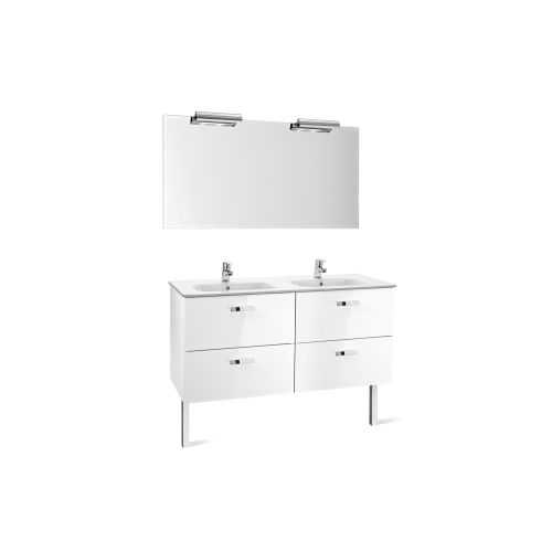 Miroir Unik VICTORIA 60 x 60 blanc brillant ROCA A812326406 pas cher Secondaire 1 L