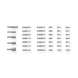 Coffret embouts et noix de serrage Hanger 40 pièces - 250008 pas cher Principale M