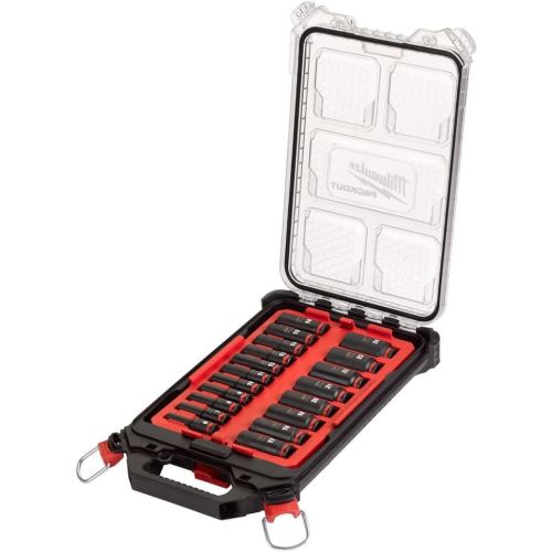 Coffret de douilles SHOCKWAVE 1/2'' longues 16 pièces MILWAUKEE 4932480943 photo du produit