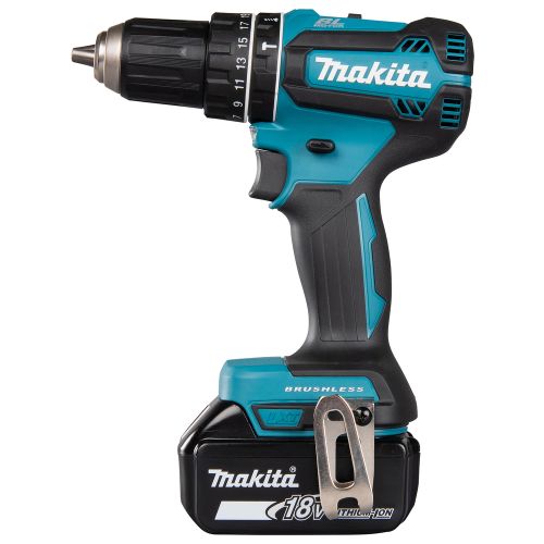 Perceuse-visseuse à percussion 18 V + 2 batteries 3 Ah + chargeur rapide coffret MAKPAC MAKITA DHP485RFJ photo du produit Secondaire 9 L