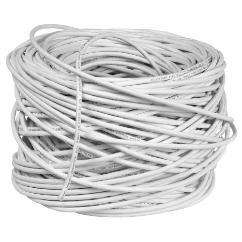 Câble 4 paires S/FTP catégorie 6 LEXCOM HOME bobine 120m blanc - SCHNEIDER ELECTRIC - VDIR534810 pas cher
