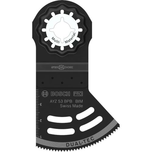 Lame starlock pro bimatière multimatériau 53x40 mm BOSCH 2608669114 photo du produit
