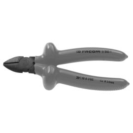 Pince coupante Facom diagonale isolée 1000 volts série VSE pour cuivre - 391.16AVSE pas cher Principale M