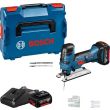 Scie sauteuse 18V GST18V-LI S + 2 batteries 4 Ah + chargeur + coffret L-BOXX BOSCH 06015A5107 photo du produit