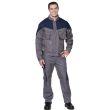 Blouson de travail Vee and Kay coton/polyester gris/marine TM MUZELLE DULAC 173BN20GMM photo du produit