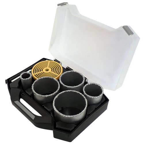 Mallette de trépans Concrétion Carbure 7 pièces D 33 - 83 mm SMARTOOL TECHNIC 982229 photo du produit