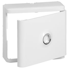 Habillage + porte DRIVIA Legrand pour platines de branchement blanc - 401185 pas cher Principale M