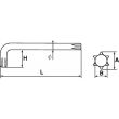 Clé mâle coudée Torx® T10 SAM OUTILLAGE 66-10 photo du produit Secondaire 1 S