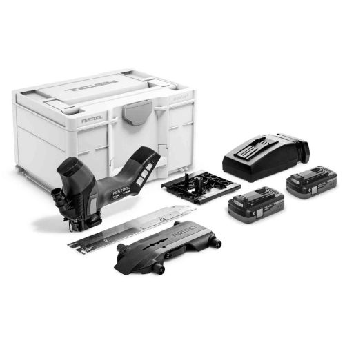 Scie 18V pour matériaux isolants ISC 240 HPC 4,0 EBI-Plus + 2 batteries 4 Ah + chargeur en coffret SYSTAINER - FESTOOL - 576569 pas cher