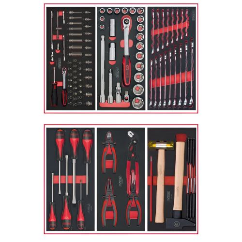 Composition d'outils 2 tiroirs pour servante 114 pièces KS TOOLS 714.0114 photo du produit Principale L