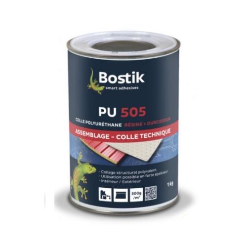 Colle PU polyvalente PU 505 pot de 1kg - BOSTIK - 30511730 pas cher Principale L