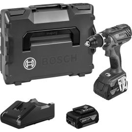 Perceuse-visseuse 18V Bosch GSR18V-28 + 2 batteries 4 Ah + chargeur en coffret L-BOXX - 06019H410A pas cher Principale M