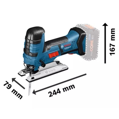 Scie sauteuse 18 V GST 18V-LI S Professional (sans batterie ni chargeur) BOSCH 06015A5100 photo du produit Secondaire 1 L