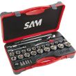 Coffret 1/2'' de 32 outils 6 pans en mm - SAM OUTILLAGE - 75-SH32 pas cher