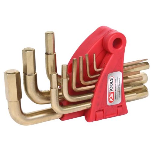 Jeu de 9 clés mâles BRONZEPLUS sur support KS TOOLS 963.1513 photo du produit