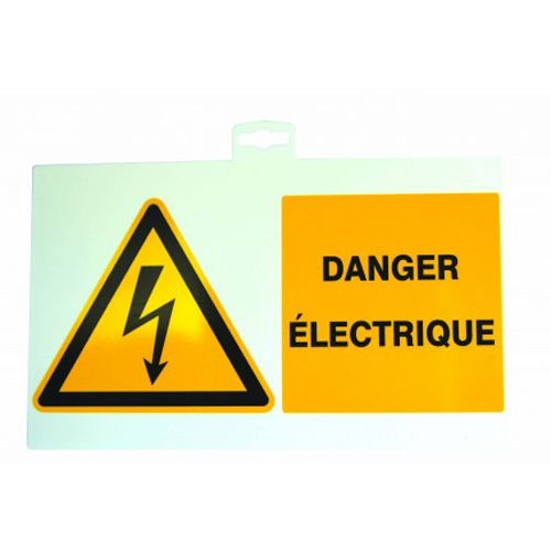 Pancarte d'information Sam Outillage danger électrique - 2862 photo du produit Principale L