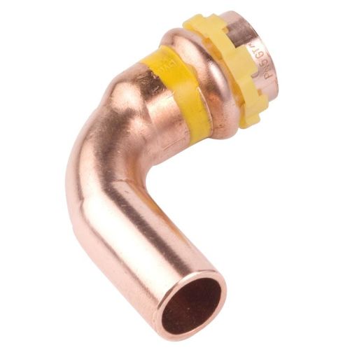 Raccord VSH SudoPress Cuivre Gaz courbe 90&deg; (&agrave; sertir x m&acirc;le) 18 mm AALBERTS IPS 6673964 photo du produit
