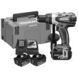 Perceuse-visseuse 18V Li-Ion LXT + 3 batteries 5Ah + chargeur en coffret MAKPAC - MAKITA - DDF458RT3J pas cher