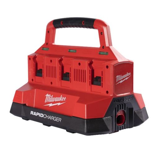 Chargeur 18 V M18 PC6 6 ports en boîte en carton MILWAUKEE 4932480162 photo du produit Secondaire 1 L