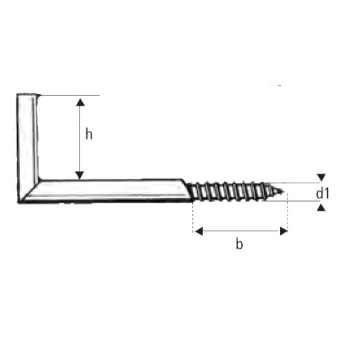 Gonds à vis acier zingué GFD - 144032 photo du produit Secondaire 1 L
