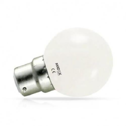 Ampoule LED B22 1 W lumière blanche chaude 3000 K MIIDEX LIGHTING 7641 photo du produit Principale L