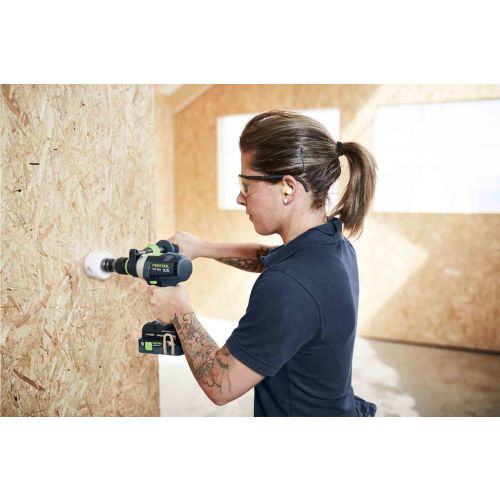 Perceuse-visseuse à percussion 18V QUADRIVE TPC 18/4 5,0/4,0 I-Set avec 2x batteries + chargeur en coffret Systainer³ DF M 187 - FESTOOL - 577621 pas cher Secondaire 5 L